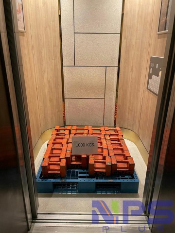 ทดสอบน้ำหนัก และตรวจสอบความปลอดภัยลิฟต์โดยสาร